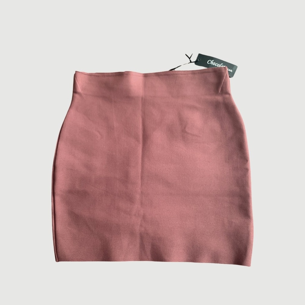 NanaMacs Mauve Bandage Bodycon Skirt